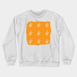 Cute cat pattern Crewneck Sweatshirt